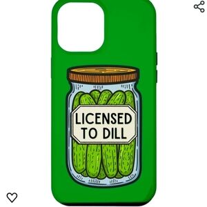 i Phone 13 Pro Pickle  Novelty Phone Case, Licensed to Dill